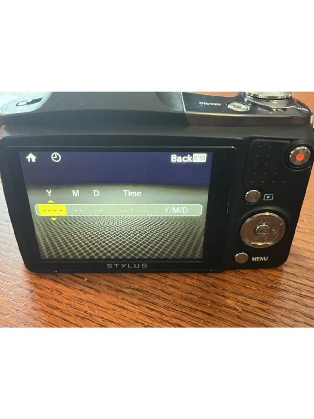 Olympus Stylus SZ-17 24x HD Digital Camera W/ Battery Box Book Disk Cords No SD